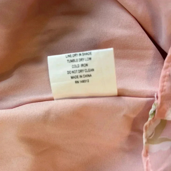 Here Comes The Sun Pink, Tropical, Flowing, Ruffled, Long Sleeve Romper in EUC - Picture 7 of 11